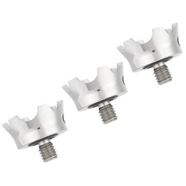 3 Pieces Stainless Steel 3/8 Inch Feet Tripod Monopod Non-Slip Universal 3/8 Inch Thread Tripod Spike for Man for 44993 Feet, Tripod Monopod, Non-Slip Universal