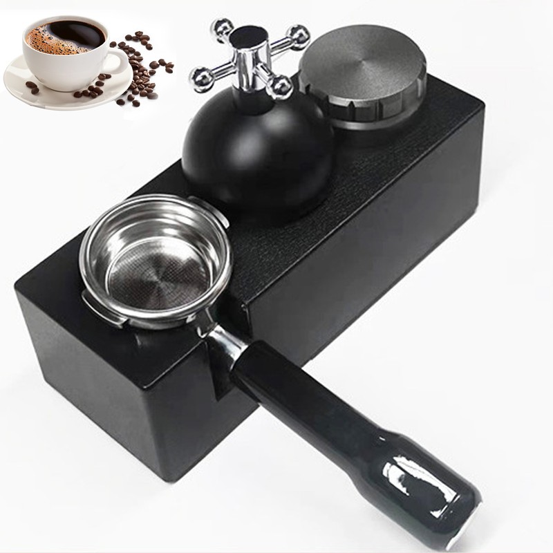 Coffee Filter Tamper Holder Multiple Holes Plastic Powder Needle Dispenser