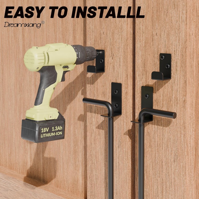 12" Heavy Duty Cane Bolt Gate Drop Rod Extra Thick