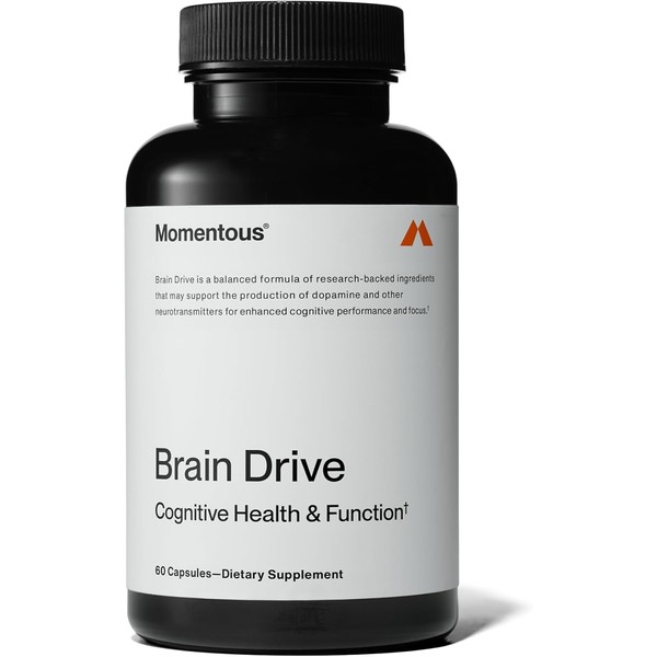 Momentous Brain Drive Nootropic Supplement - Brain Supplement for Memory