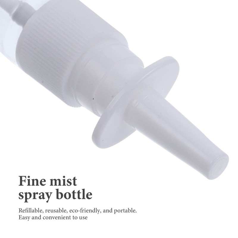 DOITOOL 5Packs 10ml Nasal Sprayer Bottle Empty Plastic Refillable Nasal