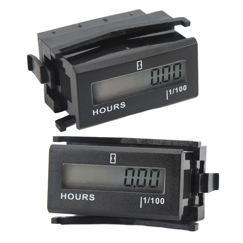 Universal Digital Tach Resettable Hour Meter IP65 Waterproof for Lawn