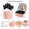 MOMIRA Makeup Train Case with Light & Mirror Large Cosmetic