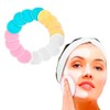 Almohadillas Desmaquillantes Reutilizables Microfibra 4pz Rosa Azul Blanca Amarilla