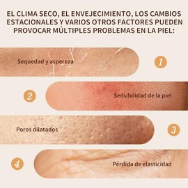 Kit Cuidado Facial BeauBase Arroz Radiante 5 Piezas Limpiador Tnico Suero Crema Ojos Humectante Set de Regalo Mujer Nias Piel Suave Radiante...       