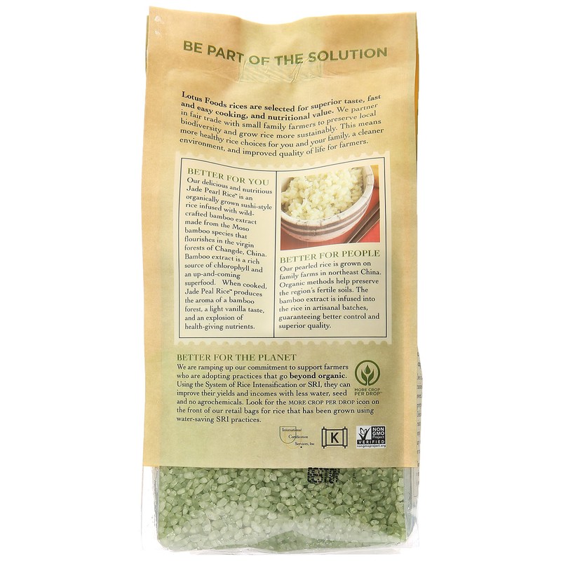 Lotus Rice - Jade Pearl - 15 OZ