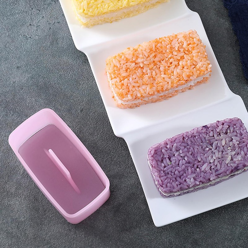 Laroal Sushi Press Mold, Non-Stick Spam Musubi Maker Mold Plastic