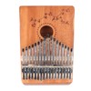 17 Keys Thumb Piano Mahogany Wood Finger Harp Mini Thumb