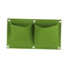 Generic Wall Hanging Planting Bag 2 Pockets Lightweight Non-Woven Fabrics