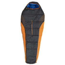ALPS Mountaineering Blaze 0° Mummy Sleeping Bag, Regular - Charcoal/Orange/Blue