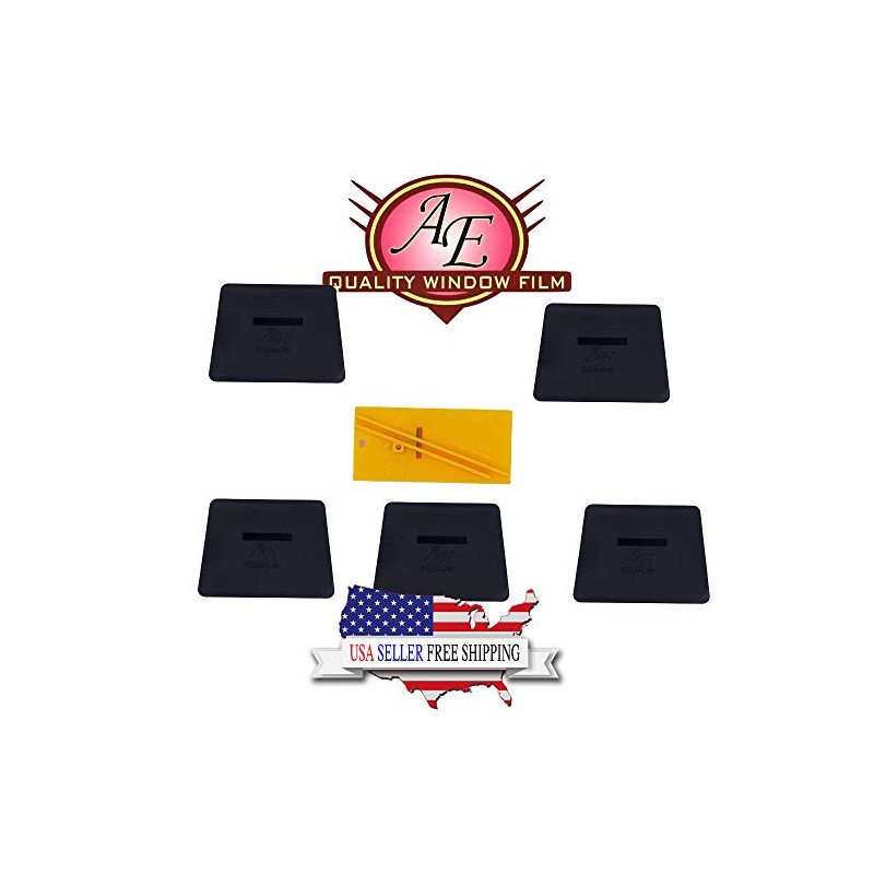 AE Quality Tools 6PC 4" Black Hard Card Set and