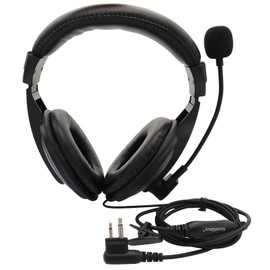 Overhead Headsets Headphones with VOX-PTT Boom Mic Compatible with Motorola Radios Walkie Talkie RDM2070d CP200 CP200d CLS1410 CLS1413 CLS1450 2-pin