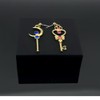 4Pcs Anime Earrings Guardian Star Moon Cat Heart Shaped Dangle