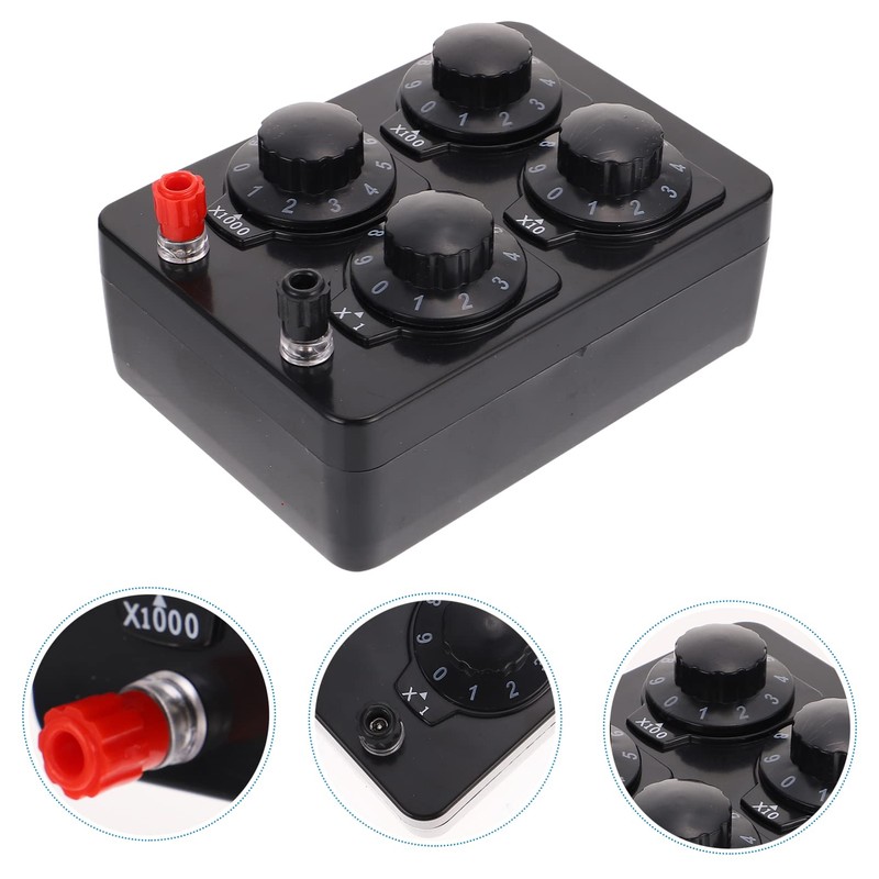 VILLFUL Ohm Resistance Box Variable Box Physical Electrical Teaching Instrument