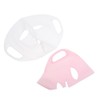 2pcs Reusable Silicone Face Mask Holder for Sheet Masks Contour Design for Maximum Moisturizing Effect Fit for All Face Shapes Soft and Comfortable Silicone Cover for Skincare