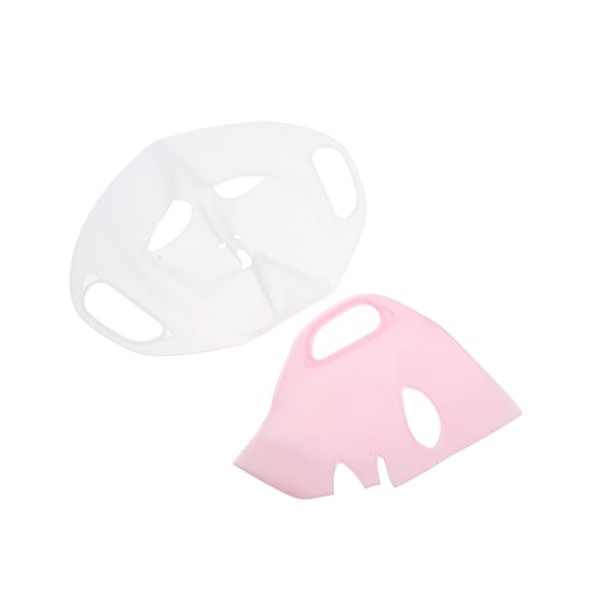 2pcs Reusable Silicone Face Mask Holder for Sheet Masks Contour