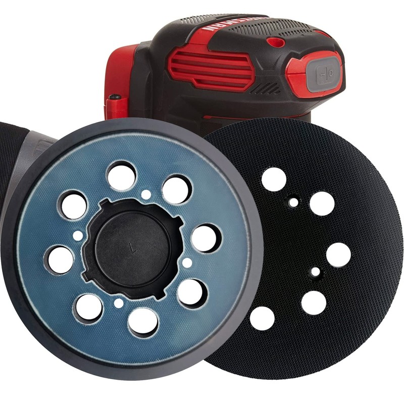 2 Pack 5 Inch 8 Hole Hook and Loop Replacement