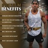 Beast Power Gear Weight Lifting Belt - 4” Genuine Leather