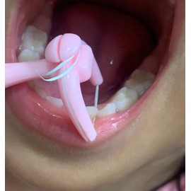 Mango de hilo dental sin residuos para adultos y niños, limpieza de dientes, reutilizables, 1 unidad de regalo para hija de madre