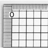 sinwa測定 Grid Straight Ruler Acrylic 30 cm 77089 