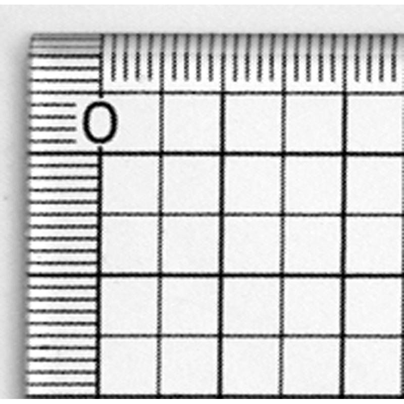 sinwa測定 Grid Straight Ruler Acrylic 30 cm 77089 