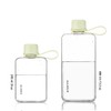 ALLKELR Portable Flat Water Bottle,BPA Free Reusable Tritan Plastic Travel