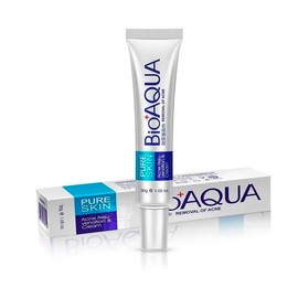 UNIVERSOENLÍNEA.COM | 2 Crema Eliminación De Acné - Crema para eliminar manchas de acné, control de aceite, crema para el cuidado de la cara Bioaqua Pure Skin