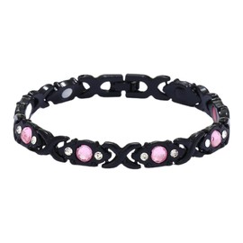 1 Stück Set von Releasable Magnetic Energy Armband, Titanium Magnetic Energy Armband,... Dragon Design Edelstahlarmband (Schwarz)