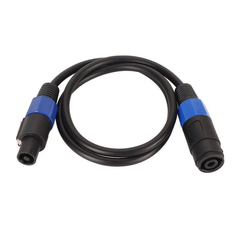 Professional Speaker Cable 3.3ft Long PVC Male Female Quick Twist