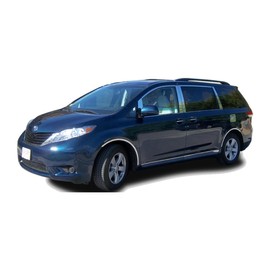 QAA is Compatible with 2011-2020 Toyota Sienna 1 Piece Stainless Gas Door Cover Trim GC11150
