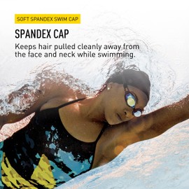 Finis Spandex Swim Cap (Red), One Size
