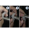 50 Pcs White Plastic Windproof Hanger Hooks Clothes Hanger Buckle