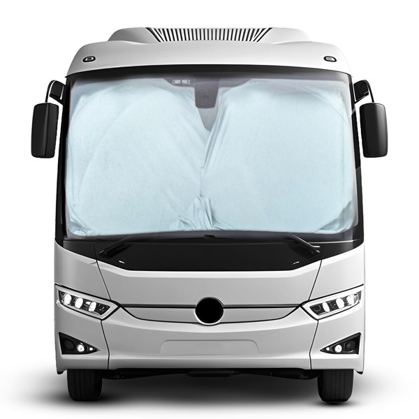 EcoNour RV Windshield Sunshade | Reflective RV Windshield Cover for