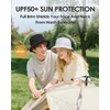 Zylioo X-Large Double-Sided Bucket Sun Hat for Big Heads,Sun Protection