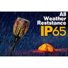 Sunlitec Solar Lights, Waterproof Flickering Flames Torches Lights Outdoor Landscape