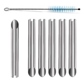 JUYEER Headphone Plug Extraction Tool - Customized Metal Tube Grip Stick Puller, Tip Removal Tool With Hole Cleaning Brush