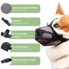 Professional Dog Muzzle, Breathable and Adjustable Mesh Muzzle for Large