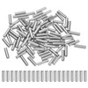 sourcing map 100 Pcs 3mm x 13mm Dowel Pins Bearing Steel Cylindrical Dowel Pins Shelf Support Peg Pin Rod Fasten Elements Metal Shelf Pegs +/-0.02mm Diameter Tolerance, Silver Tone