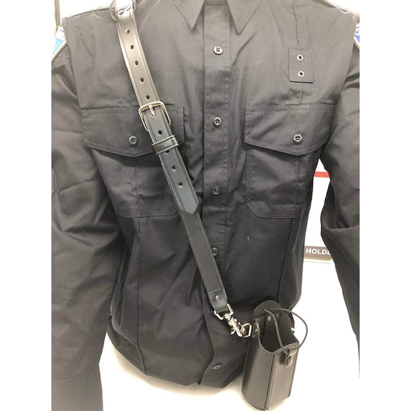 Perfect Fit Firefighter Leather Bundle- Radio Strap and Anti-Sway Holder