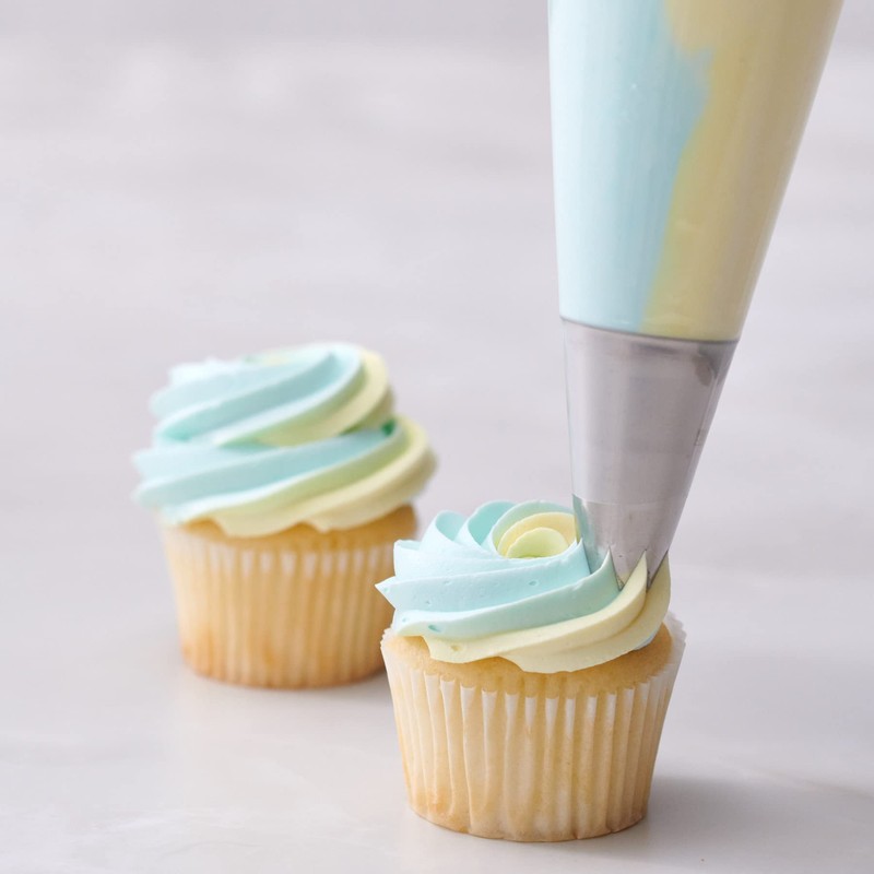 KEE-SEAL Disposable Pastry Bags, Piping Bag with Grip Tight Outer