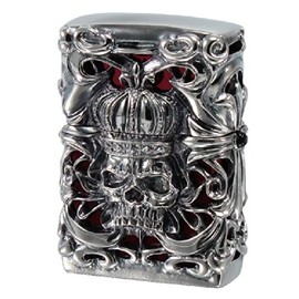 DEVIN Ashtray/Smoker, Silver, 2.5 x 1.8 x 0.9 inches (6.3 x 4.5 x 2.3 cm)