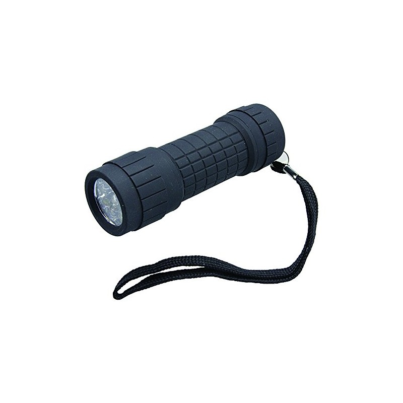 Unicom 9 LED Compact Torch, Black
