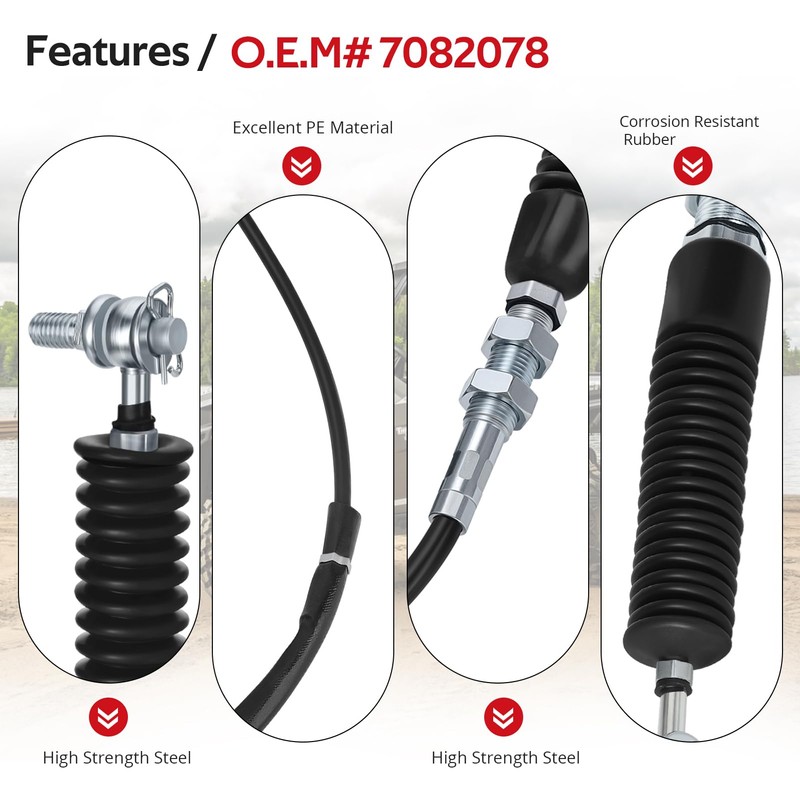 JAVIK Gear Shift Cable Fit for Polaris General 1000 XP