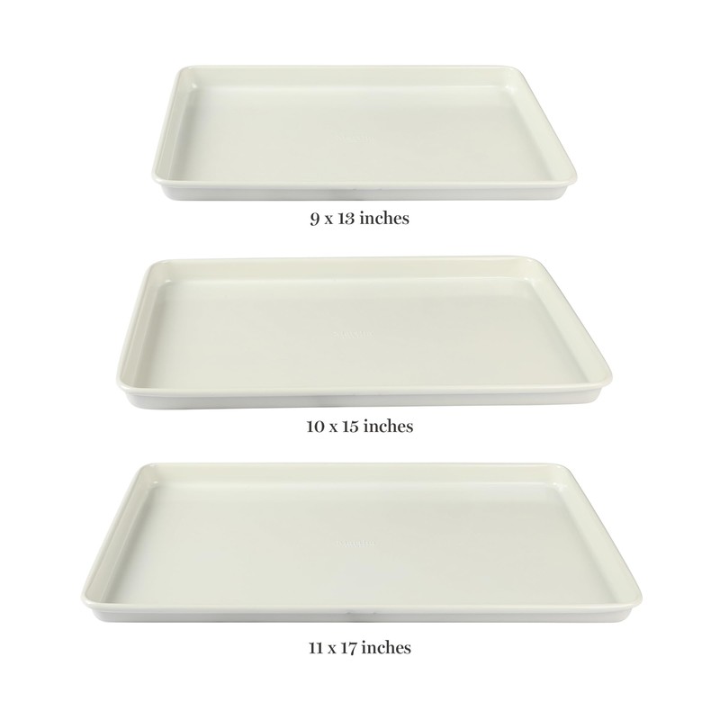 Martha Stewart Gallen 3-Piece Cookie Sheet Set – 13", 15",