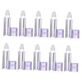 Outanaya 1 Set 10pcs Roller Lip Oil Bottle Lip Oil Bottles Empty Lip Balm Container Refillable Lip Bottle Empty Gloss Tubes Roller Bottles Empty Lipstick Tube Mini Lip Gloss Lip Tint Purple