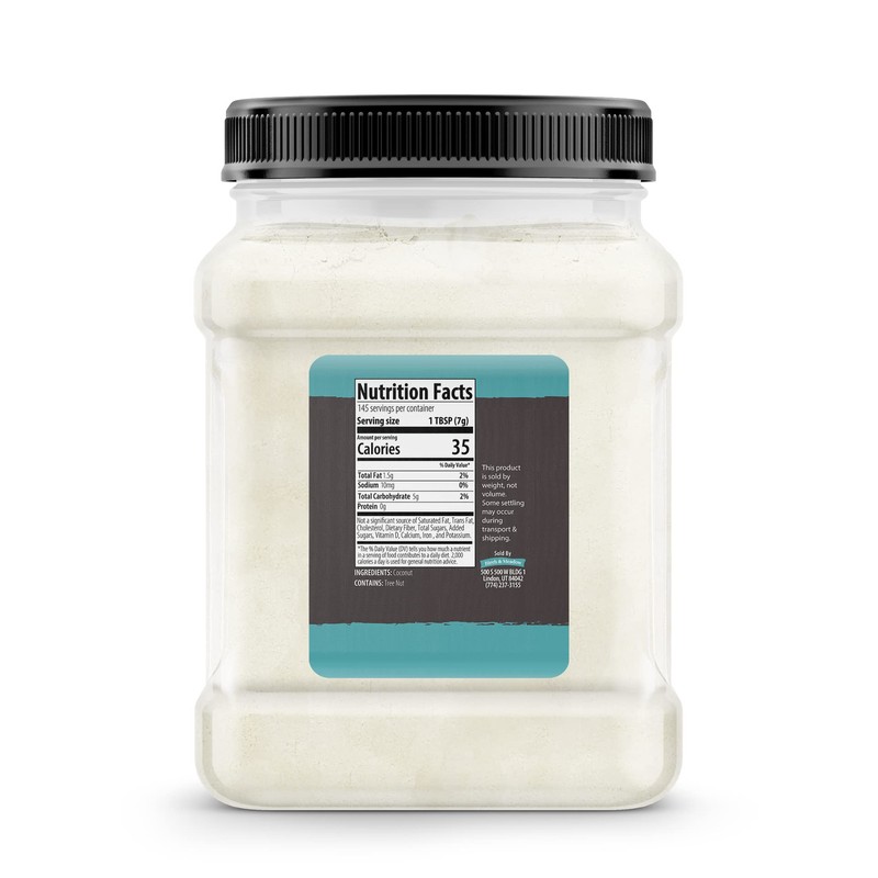Birch & Meadow 2.25 lb of Coconut Milk Powder, Non-GMO,