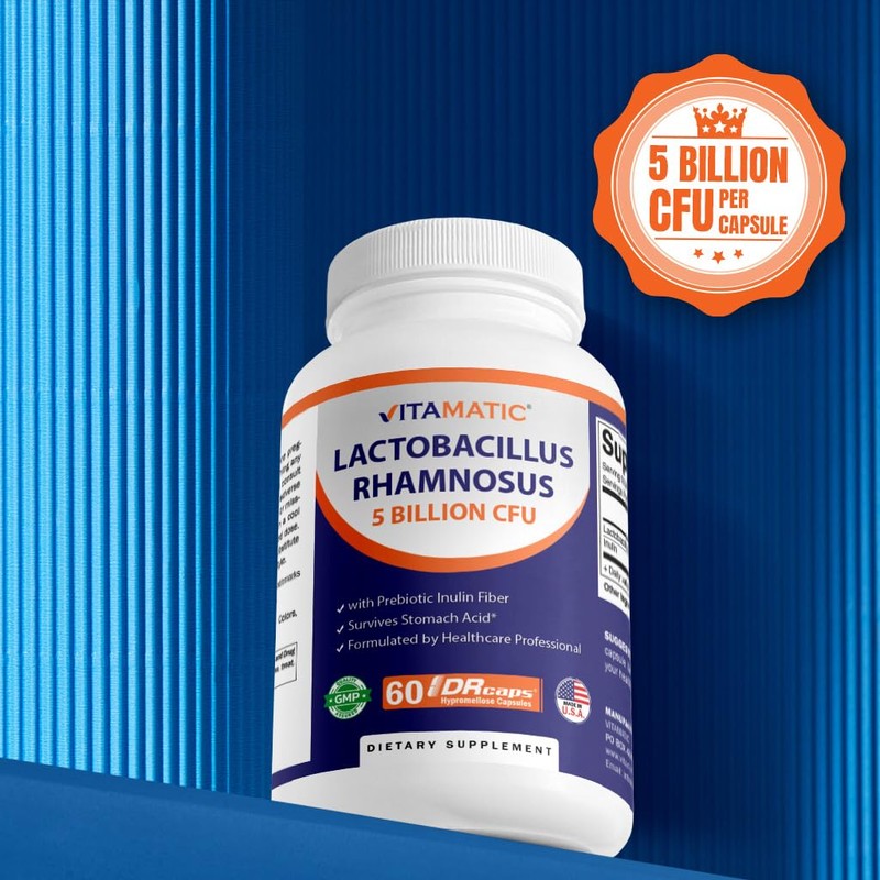 Vitamatic Vitamatic Lactobacillus Rhamnosus 5 Billion per DR Capsule (10