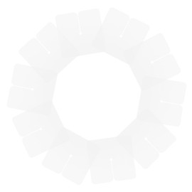 WOONEKY 10Pcs Heat Shield Guards for Hair Extensions Durable Scalp Protectors Lightweight Hair Extension Supplies for Safe Styling and Easy Application