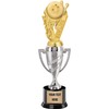 Crown Awards Bowling Trophy, 13" Silver Cup Bowling Tournament Trophies