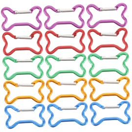 DOITOOL 20 Piezas Mini Mochila Llavero Mini Mosquetón Mochilero Accesorios Llavero Mosquetón Pequeño Mosquetón Mini Mosquetón Clip Banco De Energía Pequeño Colgante En Forma De Hebilla